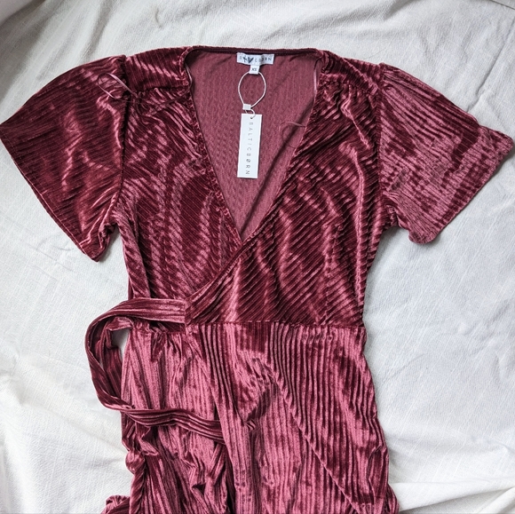 Baltic Born Andi Ribbed Wrap Dress - Picture 8 of 9